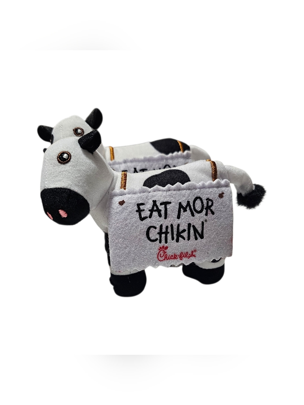 Lot of 3 Chick-fil-A Plush Cows Eat Mor Chikin Reindeer Christmas Rare Promo